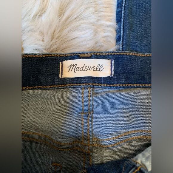 Madewell Womens 10" High-Rise Roadtripper Supersoft Jeans 24 raw hem - Picture 4 of 5